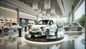 Fiat 500 Hybrid w salonie